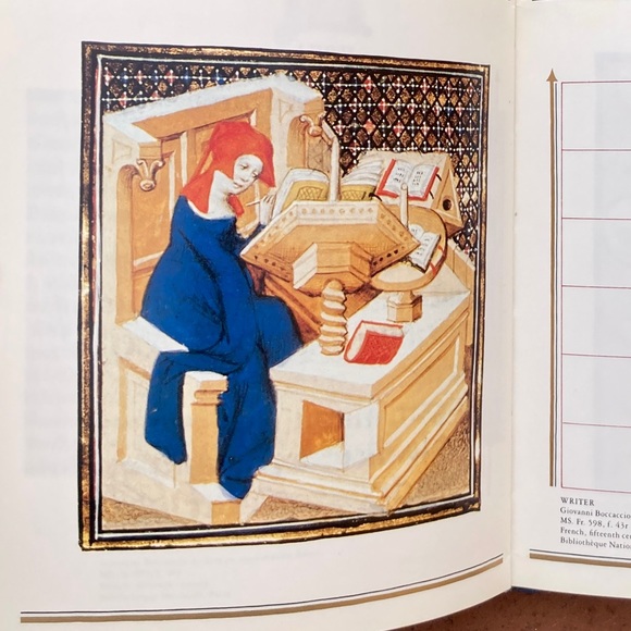 1985 The Medieval Woman An Illuminated Book of Days Calendar Journal History - Picture 8 of 15